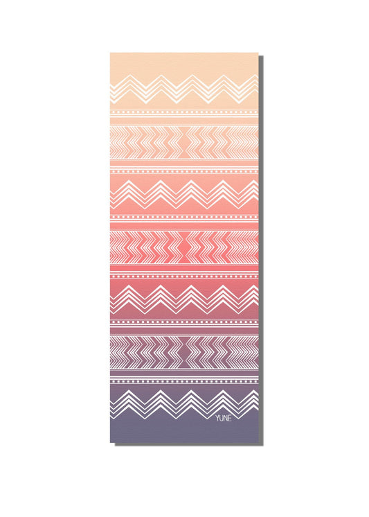 Yoga Mat | 6mm Thick | Pink | Non-Slip | Eco Friendly | Yune Yoga |